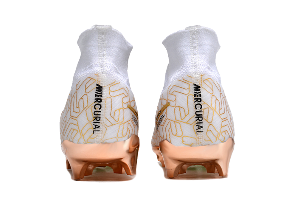 NIKE ZOOM AIR MERCURIAL SUPERFLY IX ELITE WHITE GOLD