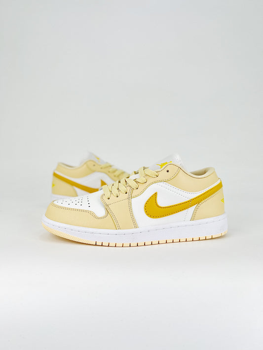 Jordan 1 Low Sail / Yellow Ochre / Pale Vanilla / White