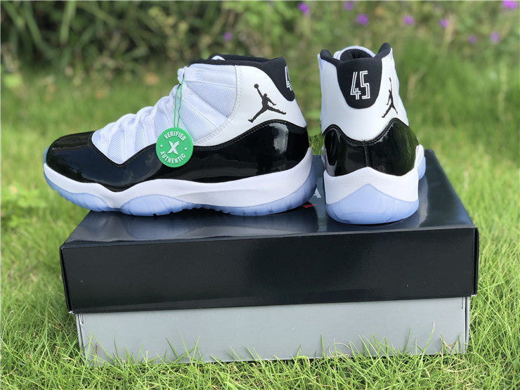 JORDAN 11 BLACK AND WHITE
