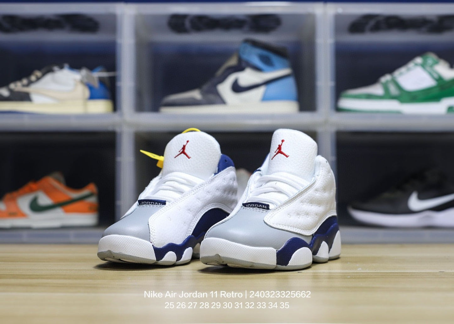 AIR JORDAN 13 RETRO BLUE NAVY AND WHITE