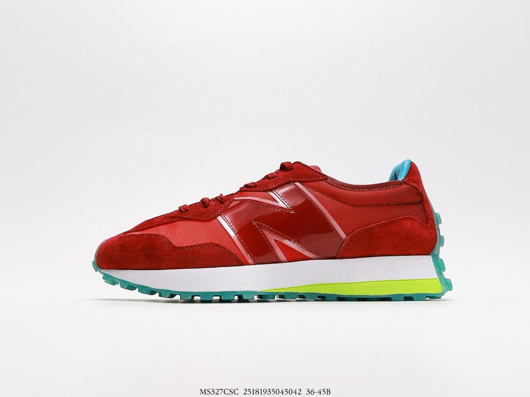 New Balance 327 RED GREEN