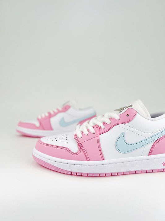 Jordan 1 Low PRINT PINK FOAM