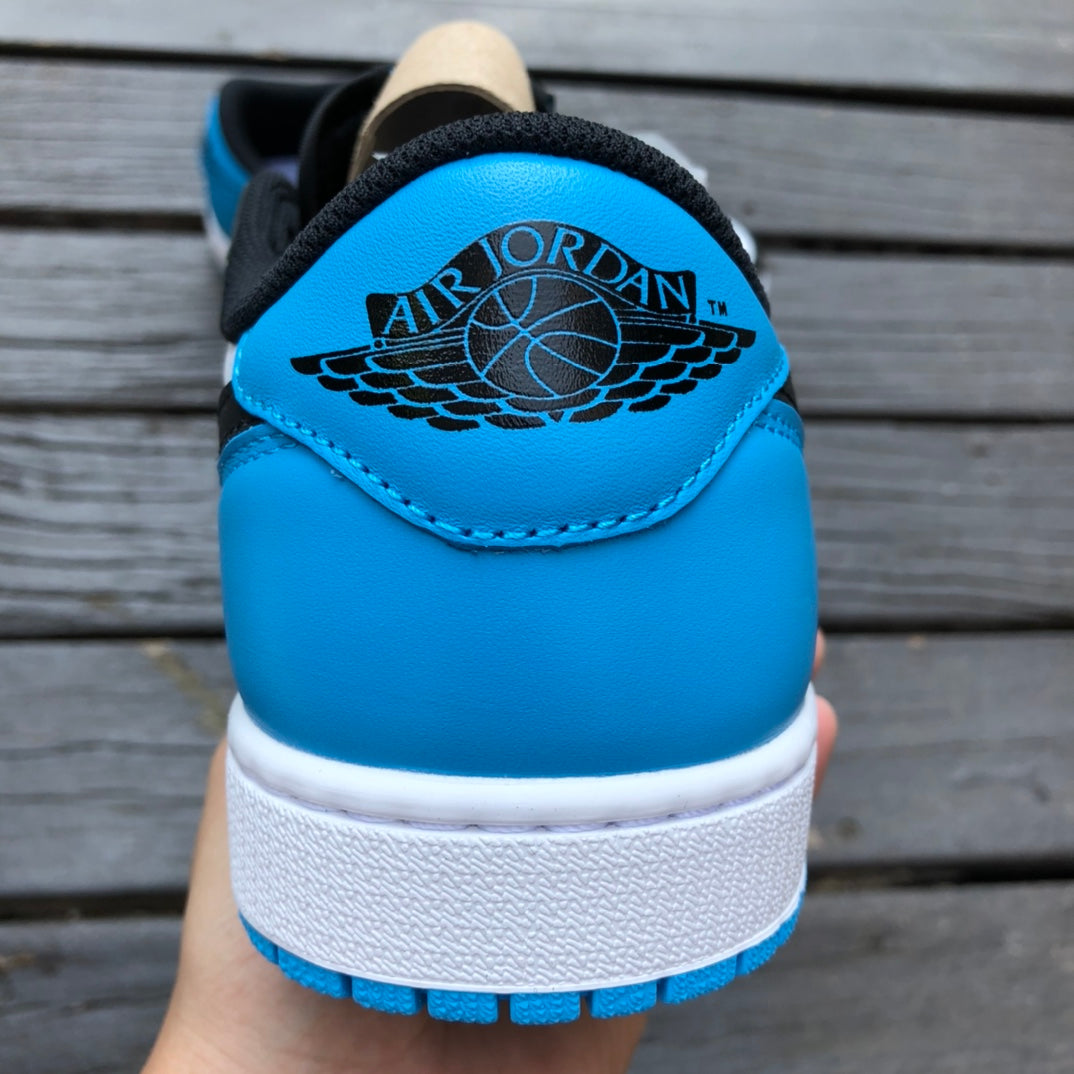 Jordan 1 Low OG BLACK BLUE WWHITE