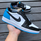 Jordan 1 Low OG BLACK BLUE WWHITE