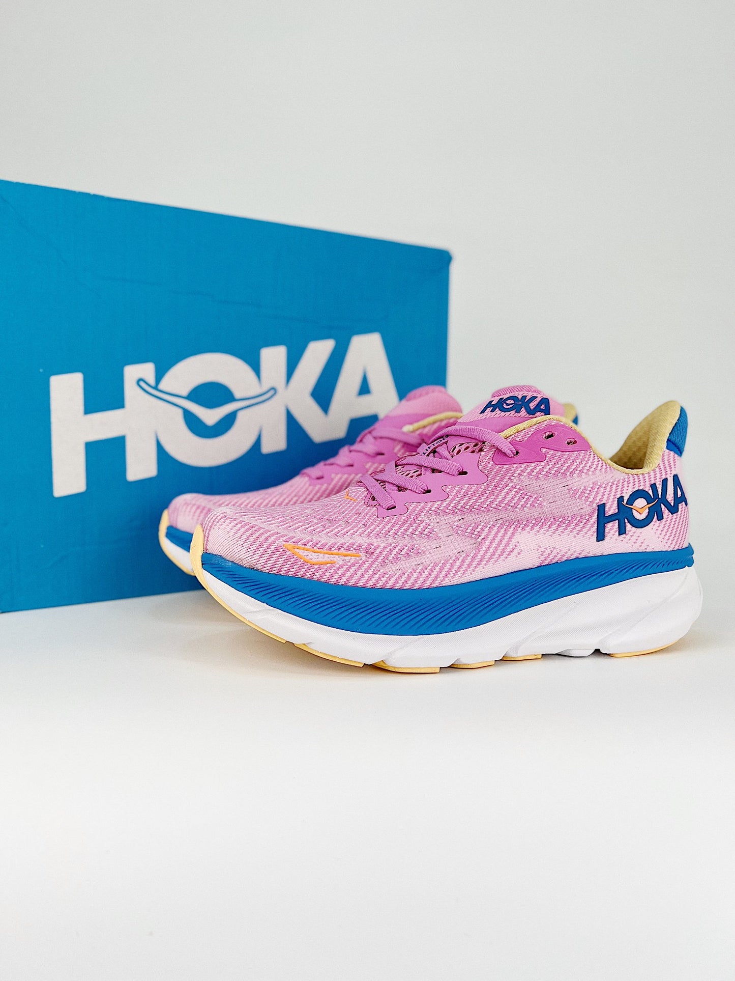 HOKA CLIFTON 9 PURPLE BLUE