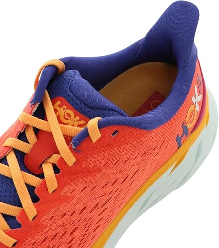 HOKA CLIFTON 8 FIESTA ORANGE/VIOLET