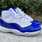 JORDAN 11 BLUE AND WHITE