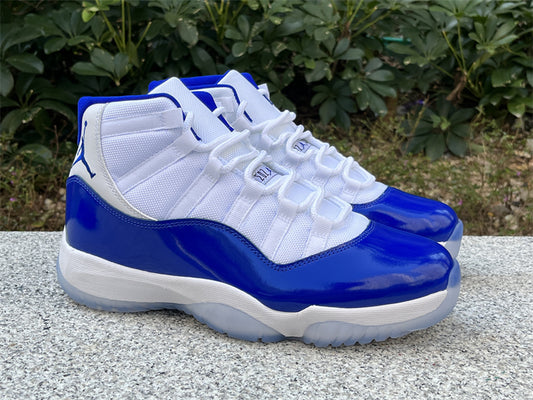 JORDAN 11 BLUE AND WHITE