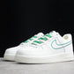 AIR FORCE 1 GREEN AND WHITE