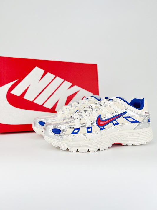 NIKE P6000 WHITE AND BLUE NAVY