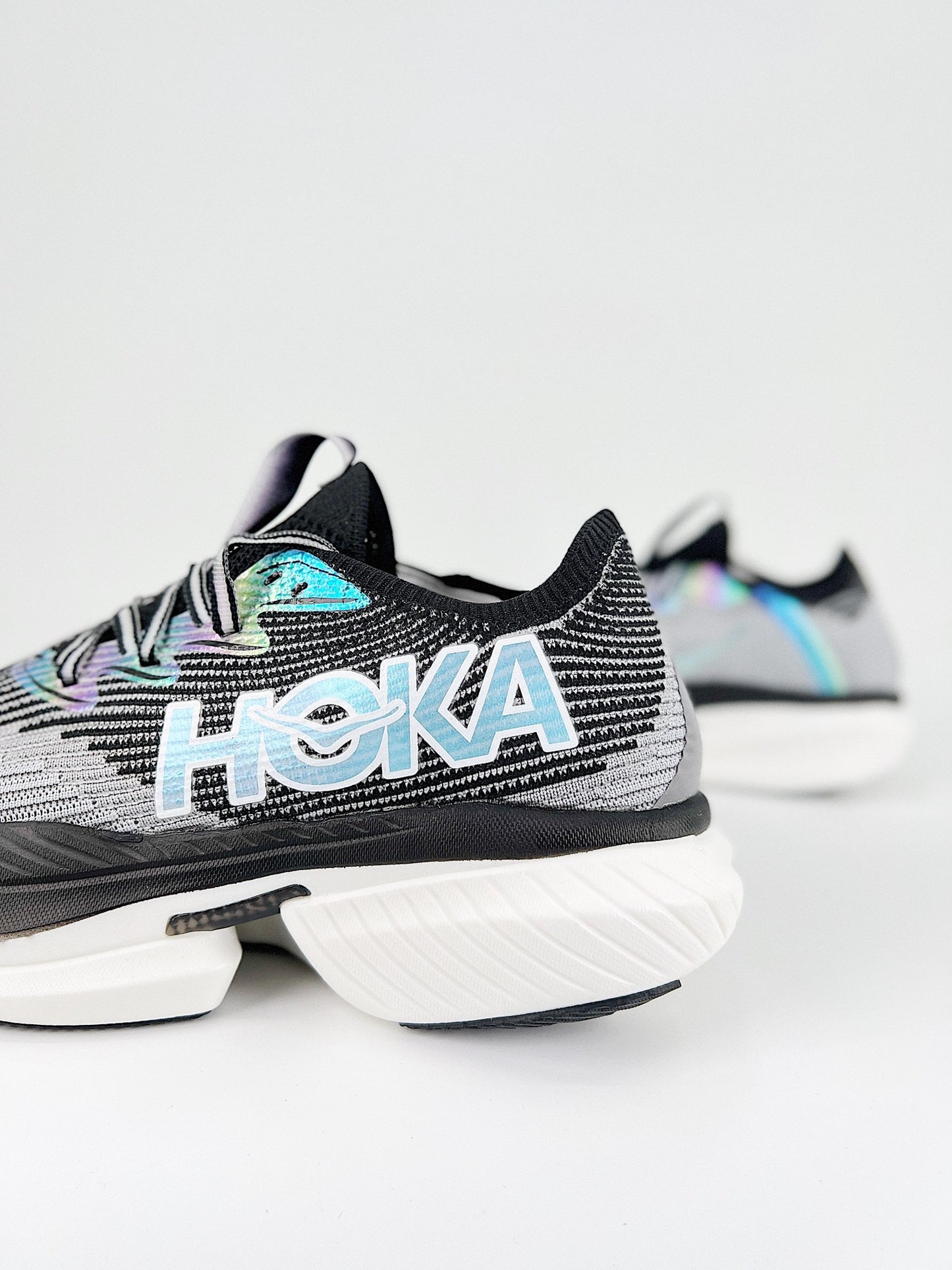 HOKA CIELO X1 GREY AND BLACK