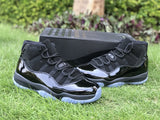 JORDAN 11 BLACK AND BLUE