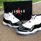 JORDAN 11 BLACK AND WHITE