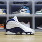 AIR JORDAN 13 RETRO BLUE NAVY AND WHITE