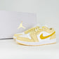 Jordan 1 Low Sail / Yellow Ochre / Pale Vanilla / White