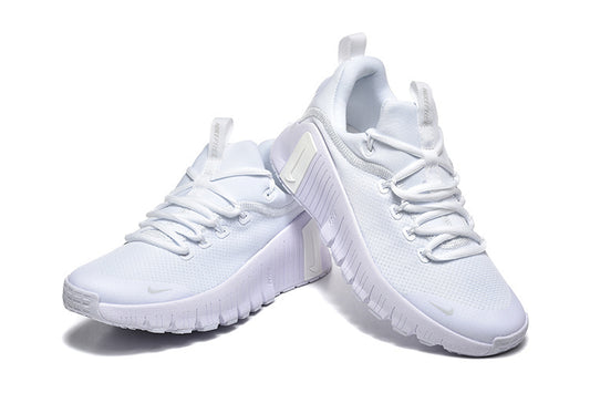 NIKE FREE METCON 6 ALL WHITE