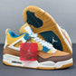 JORDAN RETRO 4 BROWN AND YELLOW