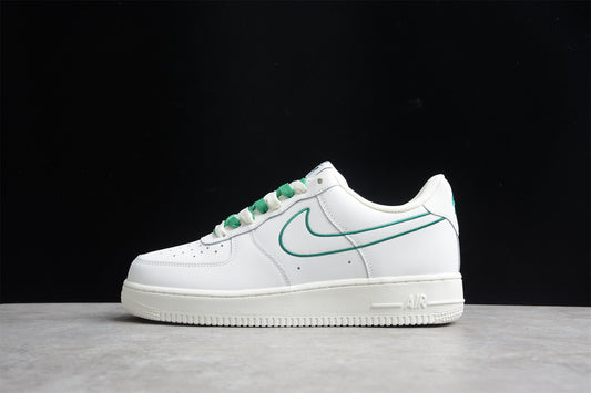 AIR FORCE 1 GREEN AND WHITE