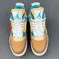 JORDAN RETRO 4 BROWN AND YELLOW