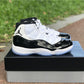 JORDAN 11 BLACK AND WHITE