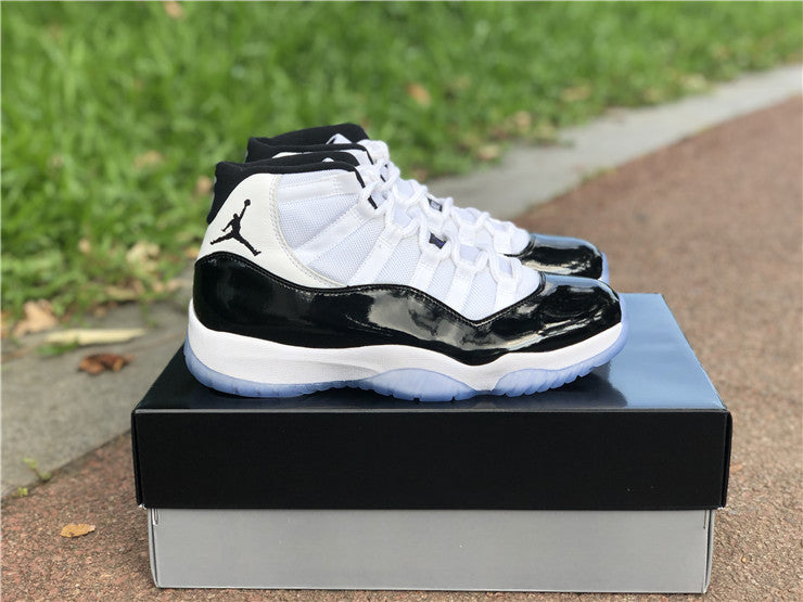 JORDAN 11 BLACK AND WHITE