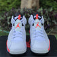 AIR JORDAN 6 INFRARED WHITE