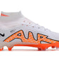 NIKE ZOOM AIR MERCURIAL SUPERFLY IX ELITE WHITE ORANGE