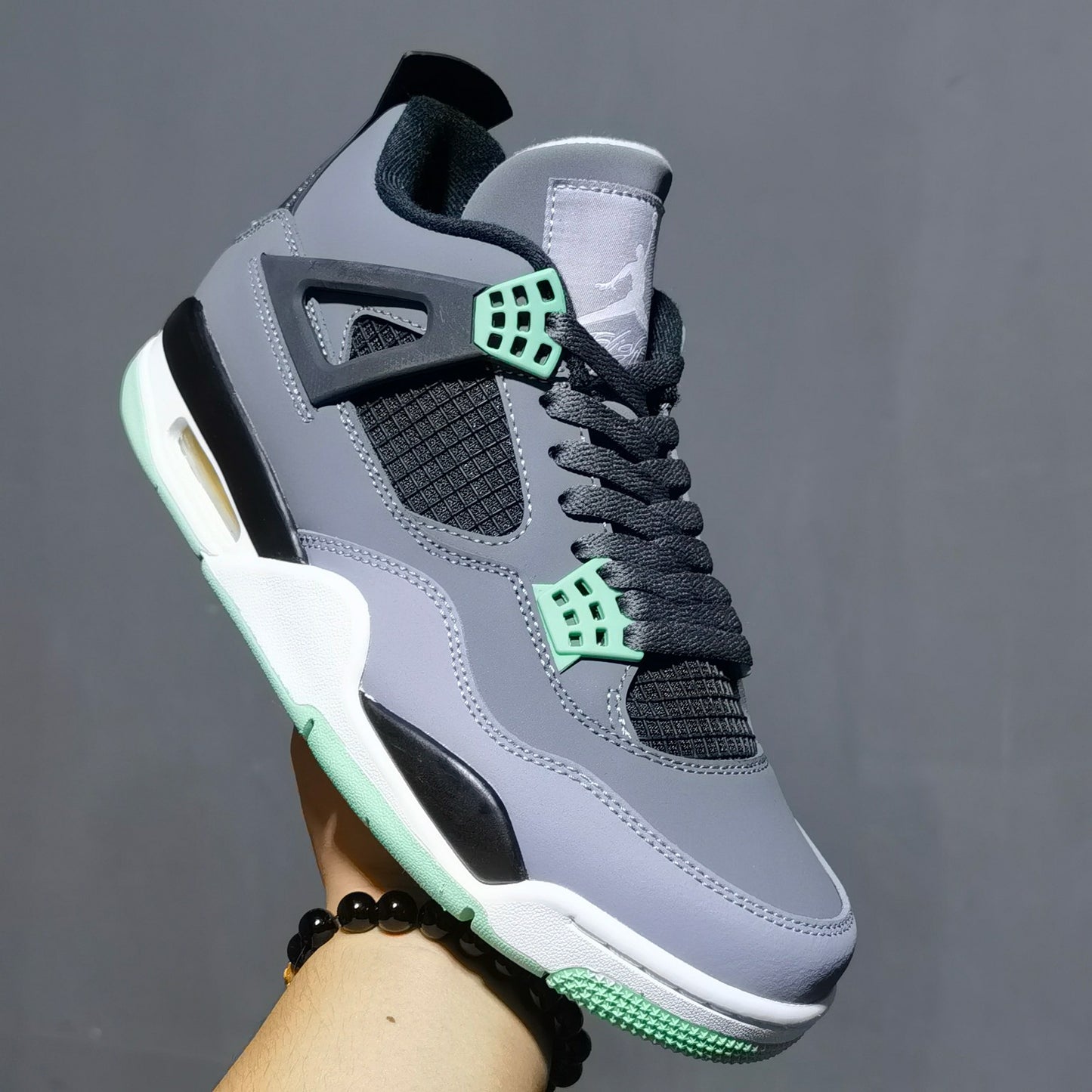 JORDAN RETRO 4 GREEN GLOW